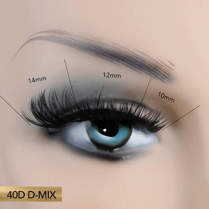 40D DIY Cluster Lash Extensions - SWANIYA LASH CLUSTERS