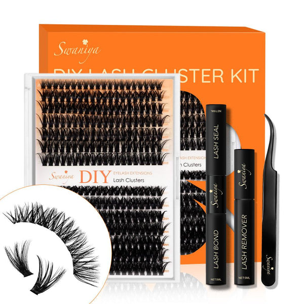 DIY Lash Clusters Kits 50D+60D D curl 10-16MIX - SWANIYA LASH CLUSTERS