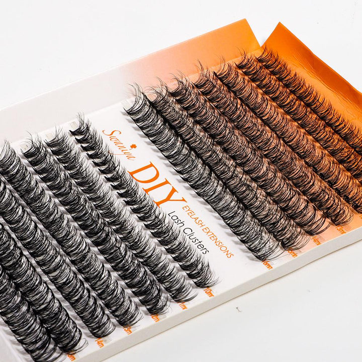 DIY 5D Stereo Fluffy Lash Clusters 30D+40D D curl 10-16MIX - SWANIYA LASH CLUSTERS