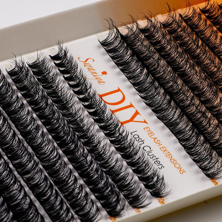 DIY 5D Stereo Fluffy Lash Clusters D curl 10-16MIX - SWANIYA LASH CLUSTERS