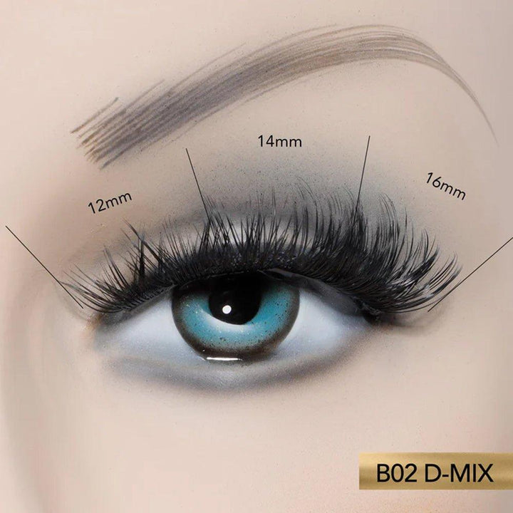 B02 Style DIY Cluster Lash Extensions - SWANIYA LASH CLUSTERS