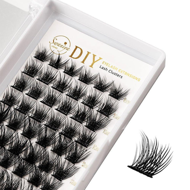 B02 Style DIY Cluster Lash Extensions - SWANIYA LASH CLUSTERS