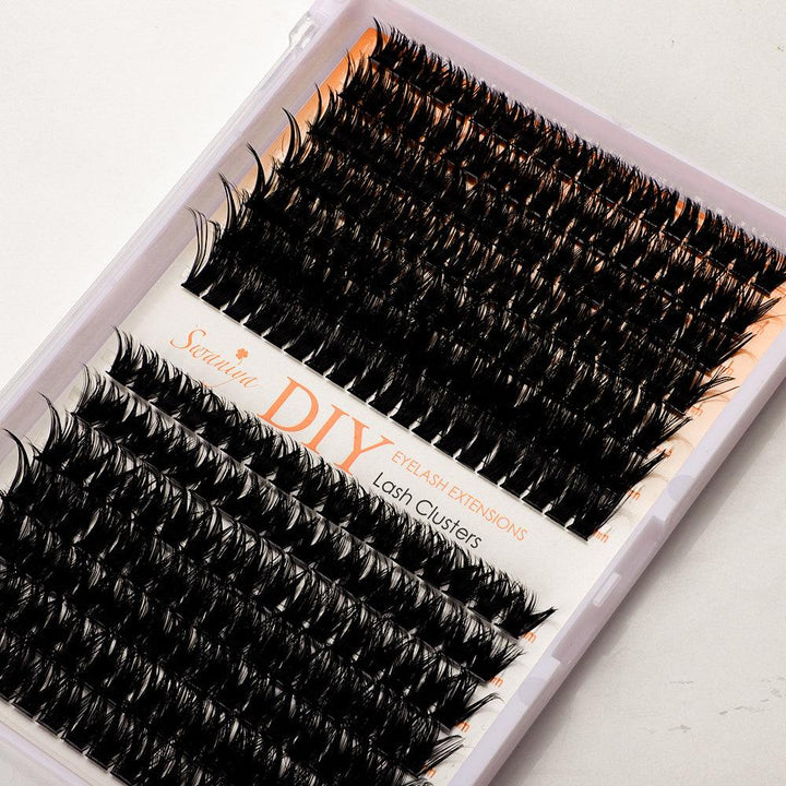 DIY Lash Clusters Kits 80D+100D D curl 10-16MIX - SWANIYA LASH CLUSTERS