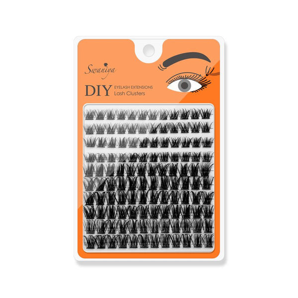 DIY Lash Clusters LC130 D curl 10-16MIX - SWANIYA LASH CLUSTERS