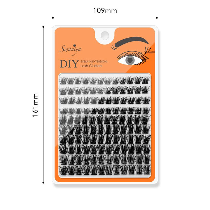 DIY Lash Clusters LC130 D curl 10-16MIX - SWANIYA LASH CLUSTERS