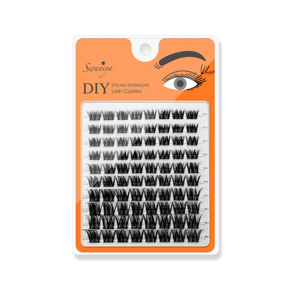 DIY Lash Clusters LC142 D curl 10-16MIX - SWANIYA LASH CLUSTERS