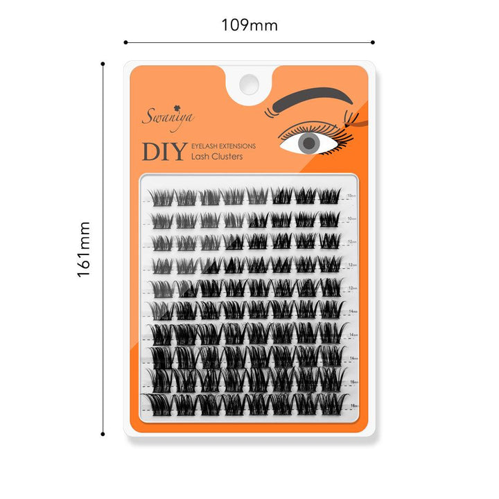 DIY Lash Clusters LC142 D curl 10-16MIX - SWANIYA LASH CLUSTERS