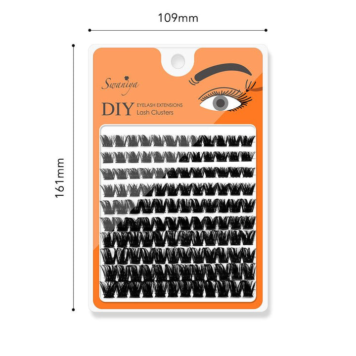 DIY Lash Clusters LC20 D curl 10-16MIX - SWANIYA LASH CLUSTERS